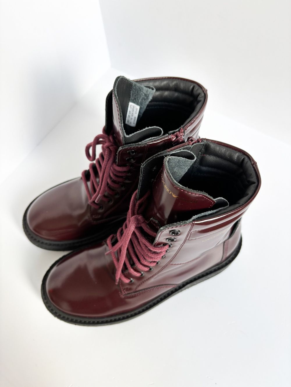 Кожаные ботинки Emporio Armani, 31