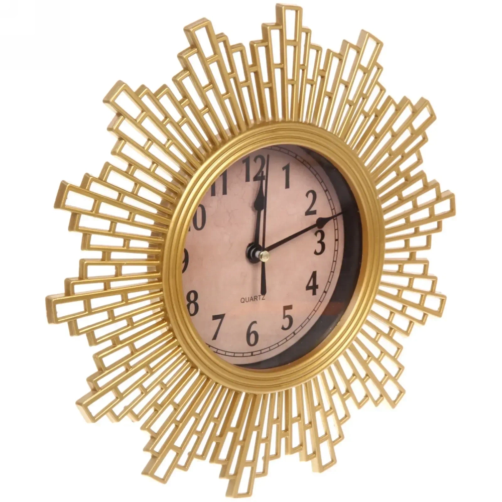 Часы настенные «Нидвуд» D25см золото 8831