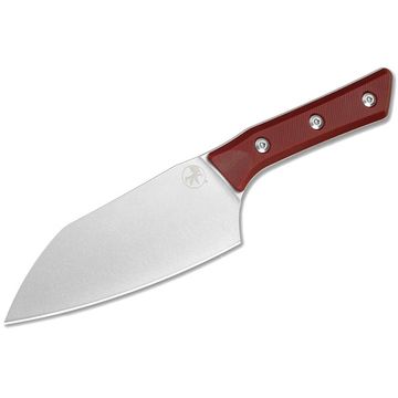 Нож кухонный Microtech Santoku 3200-10MR  с клинком из стали M390MK, рукоять G10