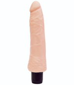 Телесный вибратор реалистичной формы - 17 см.