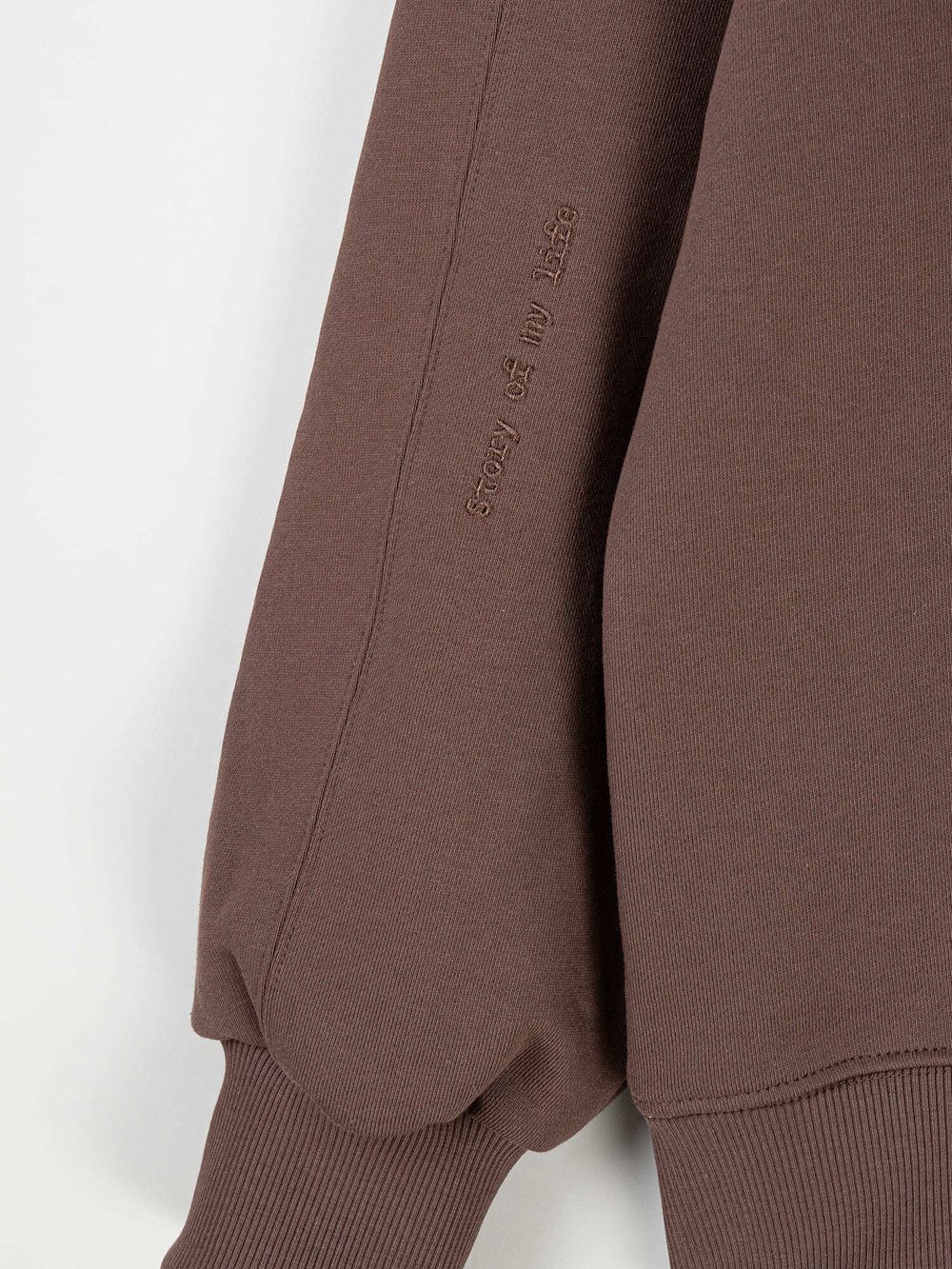 Свитшот из 100% хлопка "Шоколад" женский