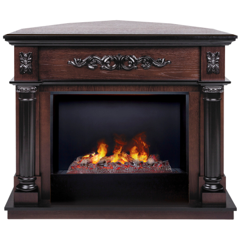 Каминокомплект Real Flame Silvia Corner 26 AO с очагом 3D Cassette 630 (угловой)