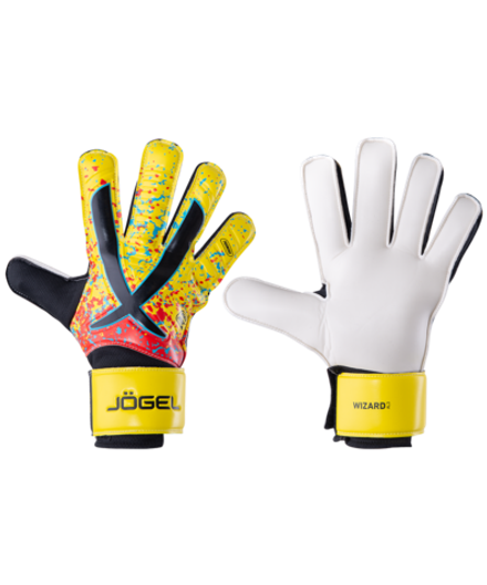 Перчатки вратарские Jogel ONE Wizard AL3 Flat (8) желтый