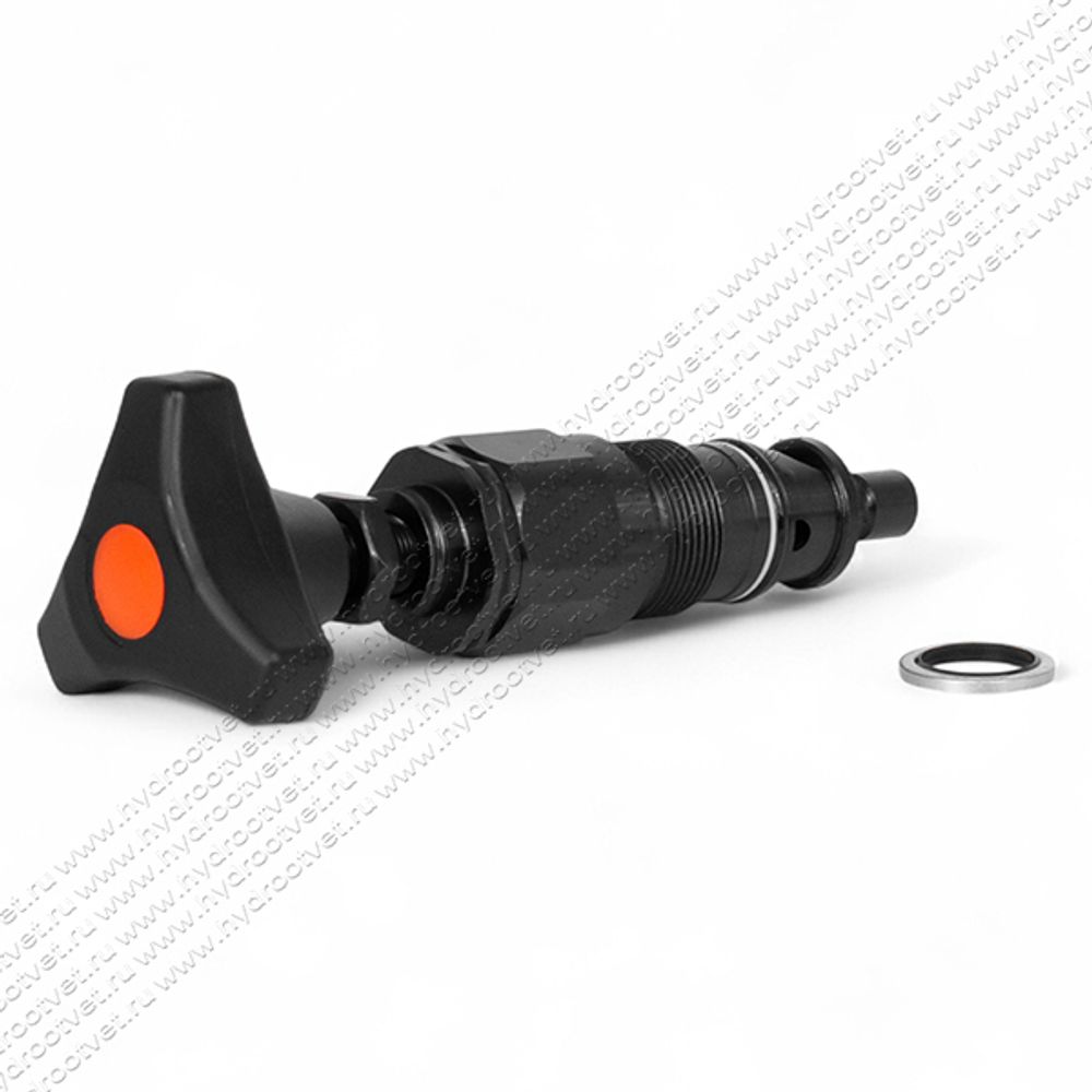 DBDH6K1X/315 - Предохранительный клапан прямого управления Ду6, давление регулировки до 315 бар, тип монтажа - встраиваемый, элемент регулировки H = рукоятка