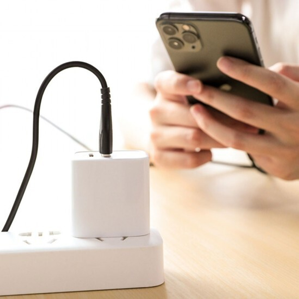 Кабель для iPhone BOROFONE BX37 1м, в оплетке, 012995 Белый