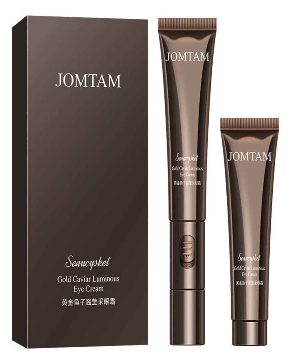 Крем для кожи вокруг глаз с вибромассажером, 20+20г