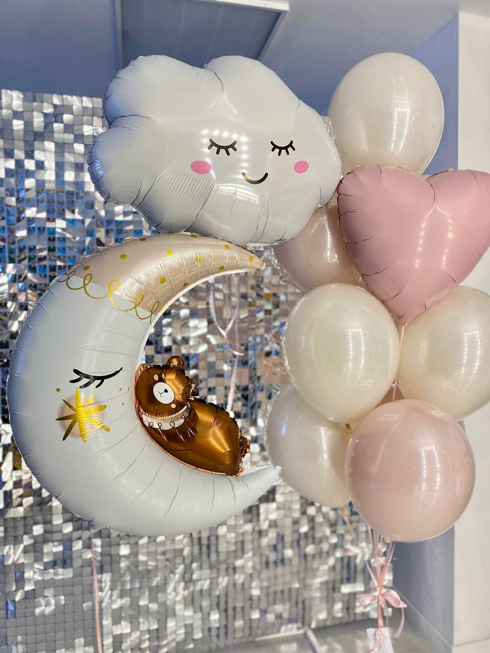Воздушные шары на выписку дочери месяц/пупс/малыш №10