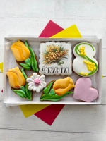 Набор имбирных пряников на 8 марта, вкусный подарок