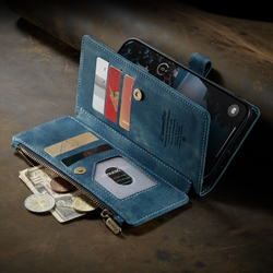 Многофункциональный чехол-кошелек CaseMe 3 in 1 Matte Wallet для iPhone 17 Pro