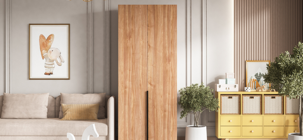 Рим 90 шкаф распашной 2Д+ящики 01 Орех Селект