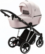 Детская коляска Adamex Belissa Special Edition 2 в 1 B-PS590 (РОЗ С БЛЁСТ ХРОМ.РАМ)