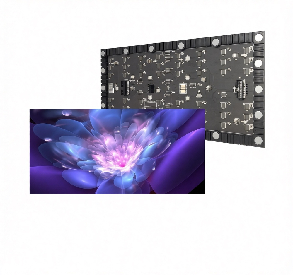 Гибкий LED модуль 200×150 мм — P1.25 / P1.56 для криволинейных экранов