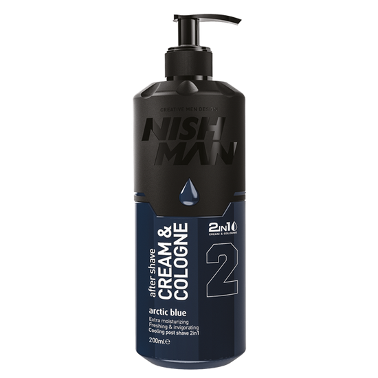 NISHMAN AFTER SHAVE CREAM COLOGNE 2IN1 200 мл