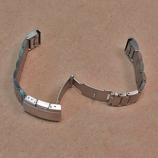 Браслет титановый QuickFit 22 мм для Garmin Fenix 7 6 5, Epix Gen 2 47mm, MARQ, Instinct, Forerunner (Серебристый)