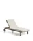 Шезлонг Kionia из алюминия цвета таупе