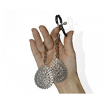 Зажимы на соски с декоративными подвесками Восток (Цвет: серебристый)