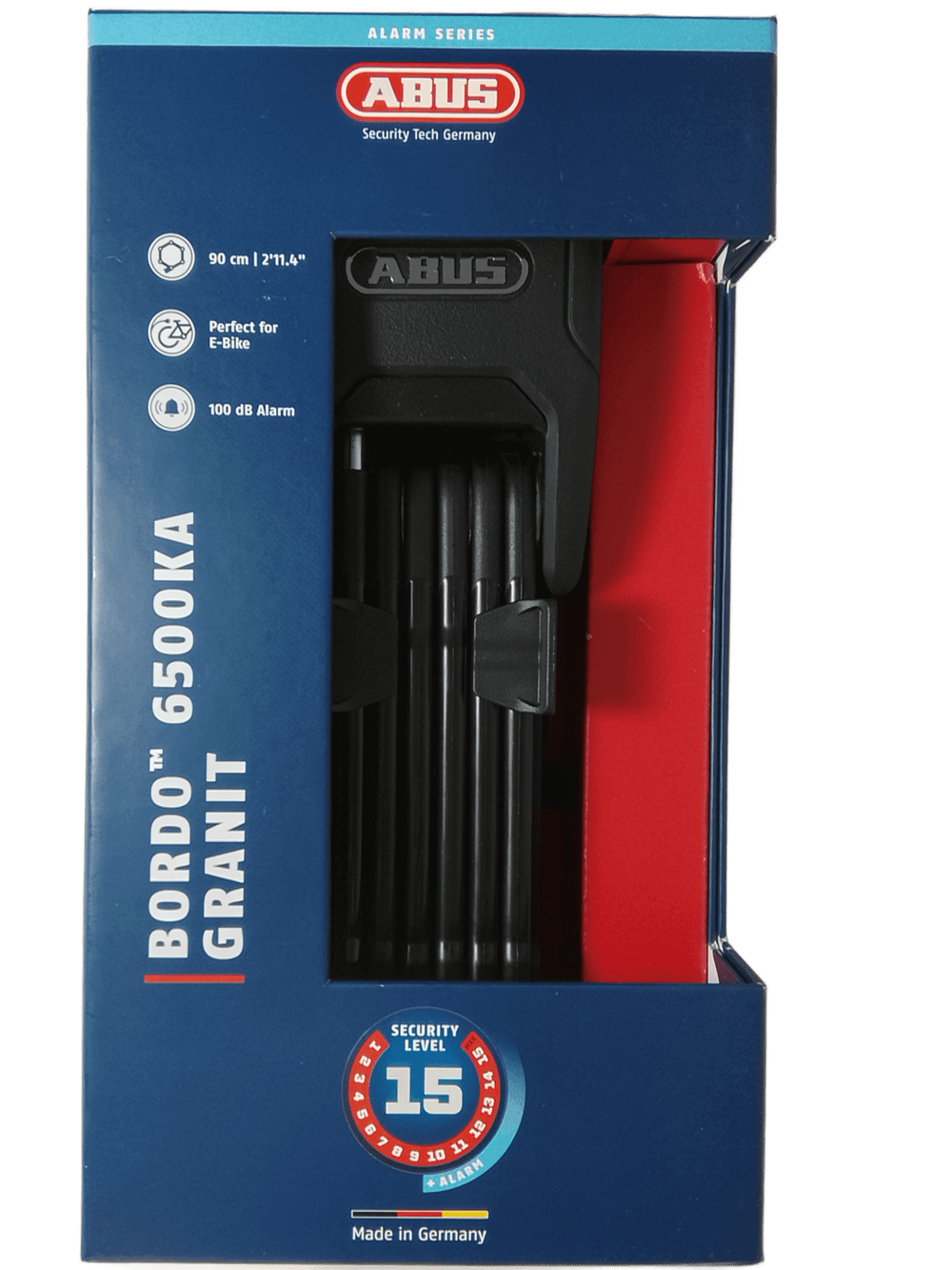 Замок ABUS 6500K/90 Черный SH BORDO Granit