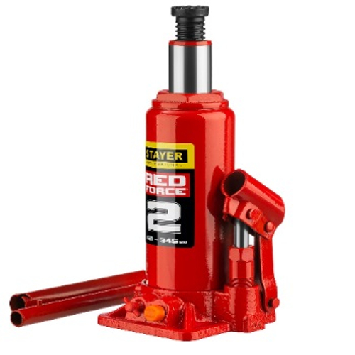 Домкрат гидравлический бутылочный 2 т 181-345 мм STAYER RED FORCE, 43160-2_z01