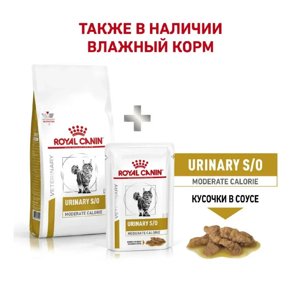 Royal Canin корм сухой для взрослых кошек склонных к набору веса при мочекаменной болезни