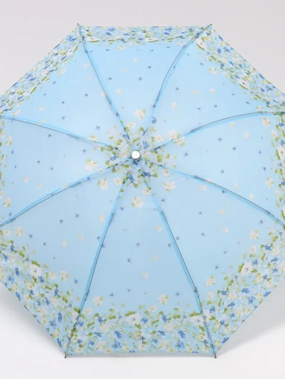 Зонт механический «Цветочная фантазия», 4 сложения, 8 спиц, R = 47 см, цвет МИКС