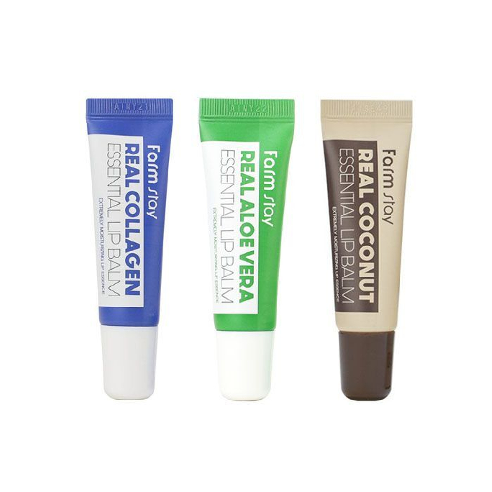 Бальзам для губ с экстрактом кокоса FarmStay Real coconut essential lip balm, 10 мл