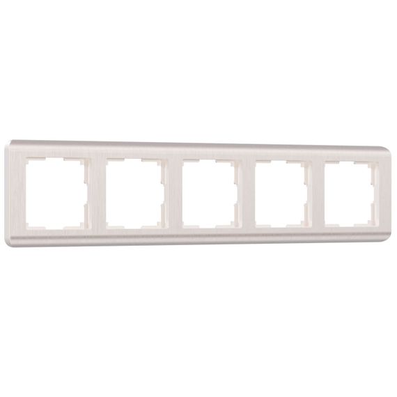 Рамка на 5 постов Werkel Stream перламутровый W0052113 4690389162534