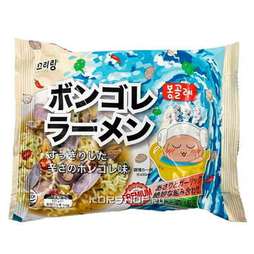 Лапша быстрого приготовления Dorun Vongole Ramen со вкусом моллюсков Вонголе, 120 г (Корея)