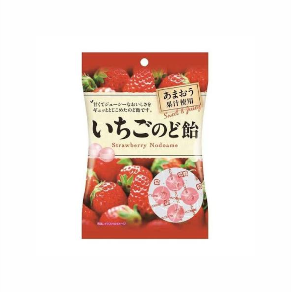 Карамель леденцовая клубничная Pine Strawberry Nodoame