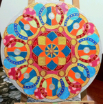 Мастер-класс "Мандала акрилом"