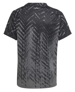 Футболка для мальчика теннисная Adidas B FL Printed T - black