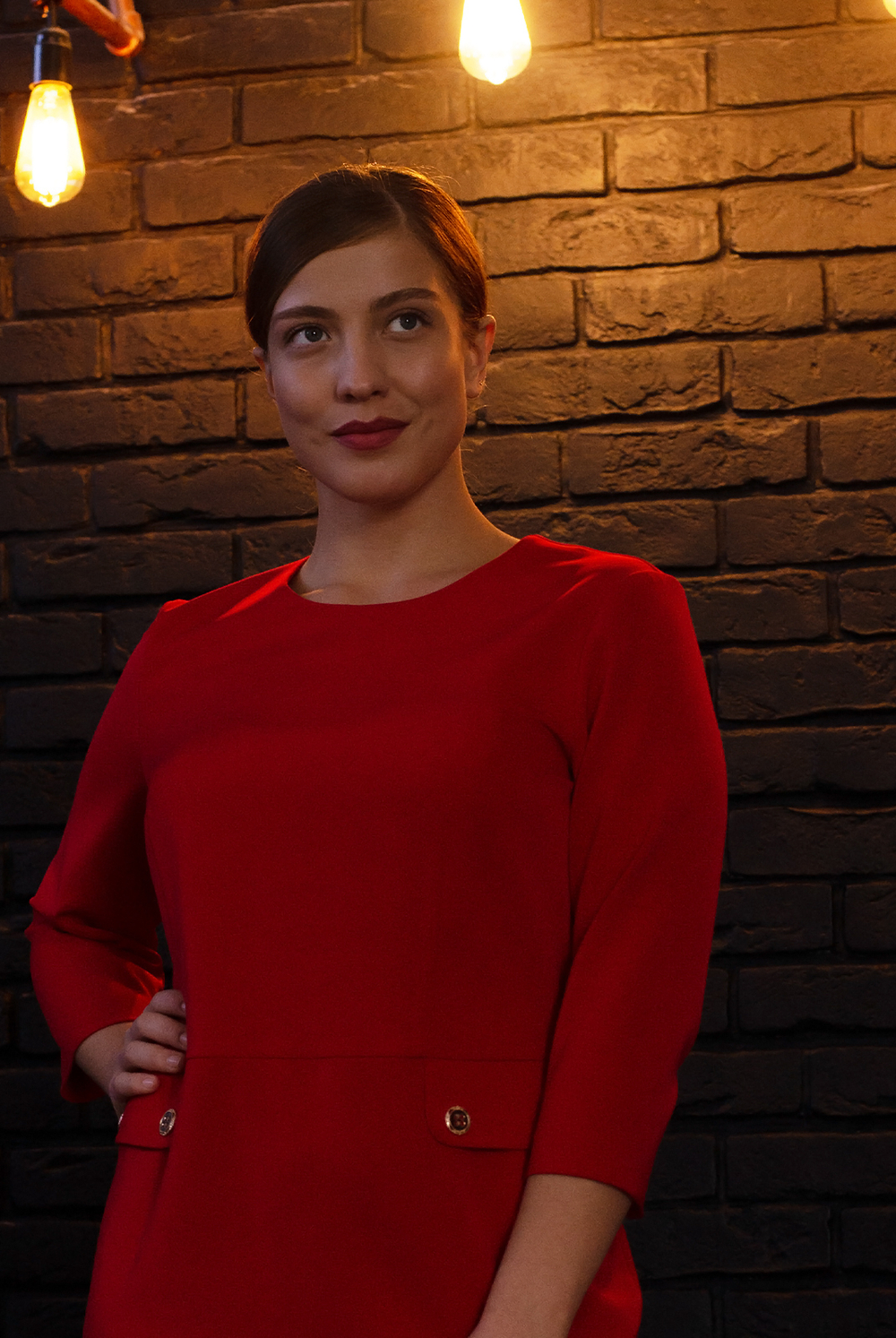 Коктейльное платье 3474зе, красный #184Ка053474зе