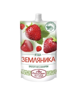 Земляника протертая с сахаром