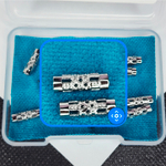 Бусина сталь, трубочка проставочная, легкая ажурная, р-р 12×4мм, штучно