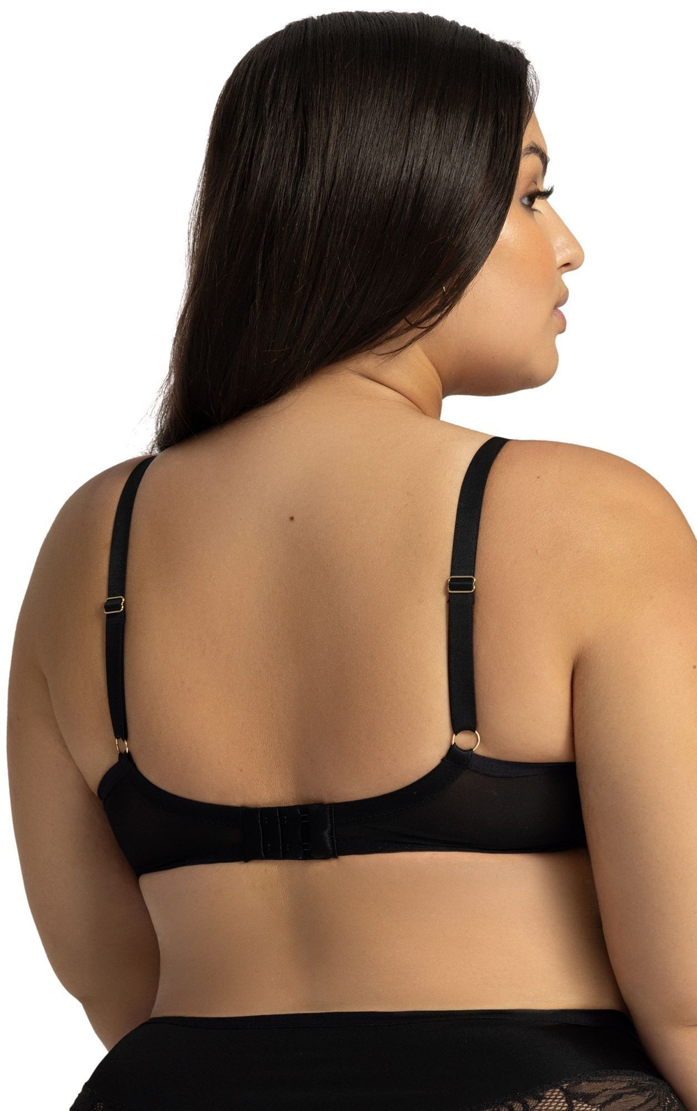 Бюстгальтер Harmony с чашками на тонком поролоне (Размер: 80D) (Цвет: черный)