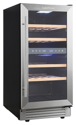 Винный шкаф Cellar Private CP027-2T серебристая дверь