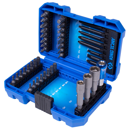 KING TONY (1044MR) Набор для шуруповерта, 44 предмета