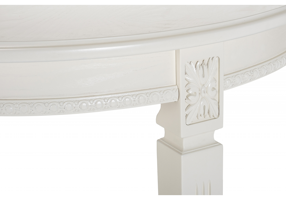 Стол деревянный Woodville Aviano молочный без патины