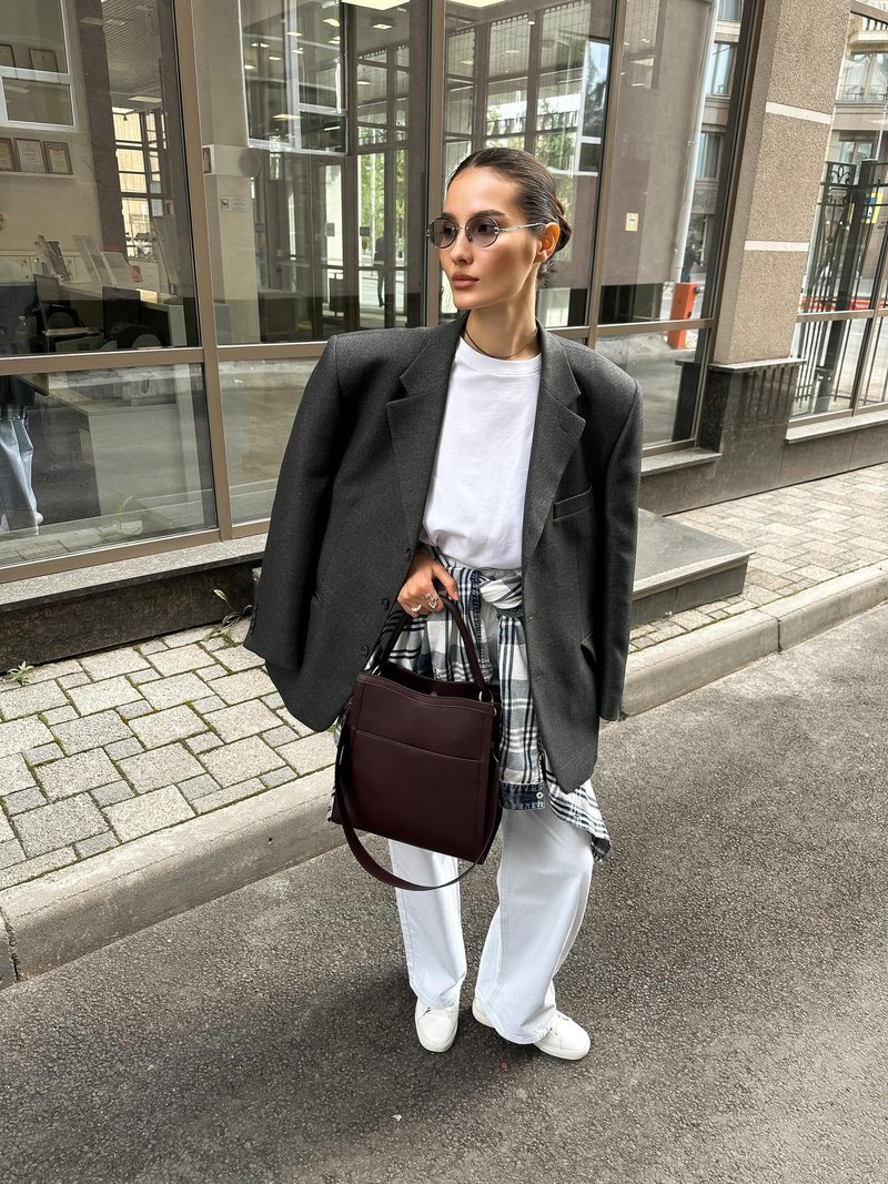 DORRIE шоколадно-бордовая