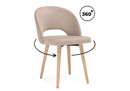 Стул деревянный Woodville Курбис 360 бежевый (zd 210), светлое дерево