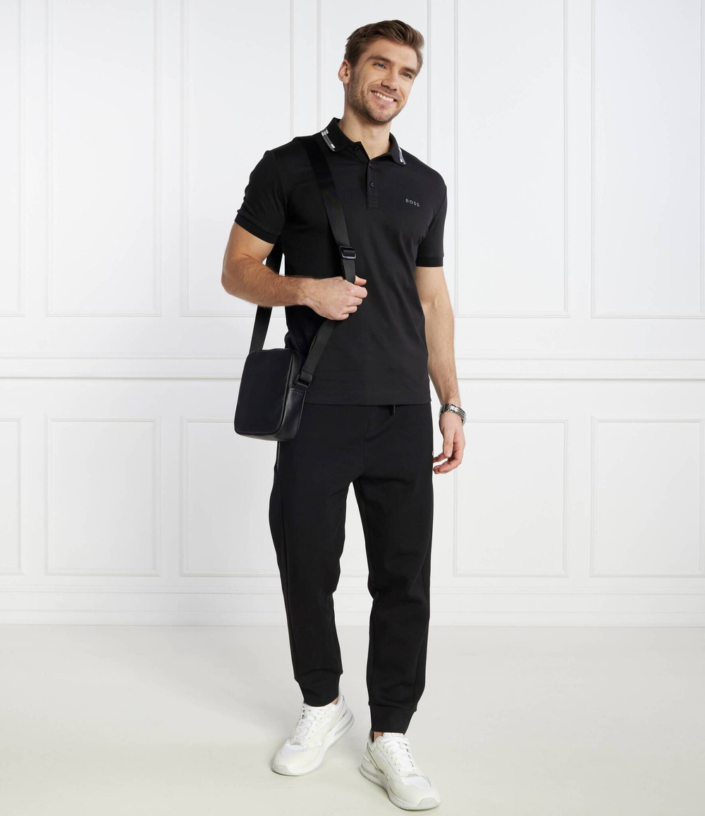 Поло Paule BOSS GREEN - черный(50506180)