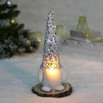 Сувенир с подстветкой «Волшебный лесовичок» 9*7*27 см, серебро