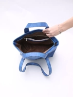 сумка тоут через плечо средняя с двумя ручками