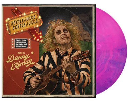 OST - Beetlejuice Beetlejuice (Score From The Original Motion Picture Soundtrack) - Purple & Pink Hand Poured Colored Vinyl, Music by Danny Elfman