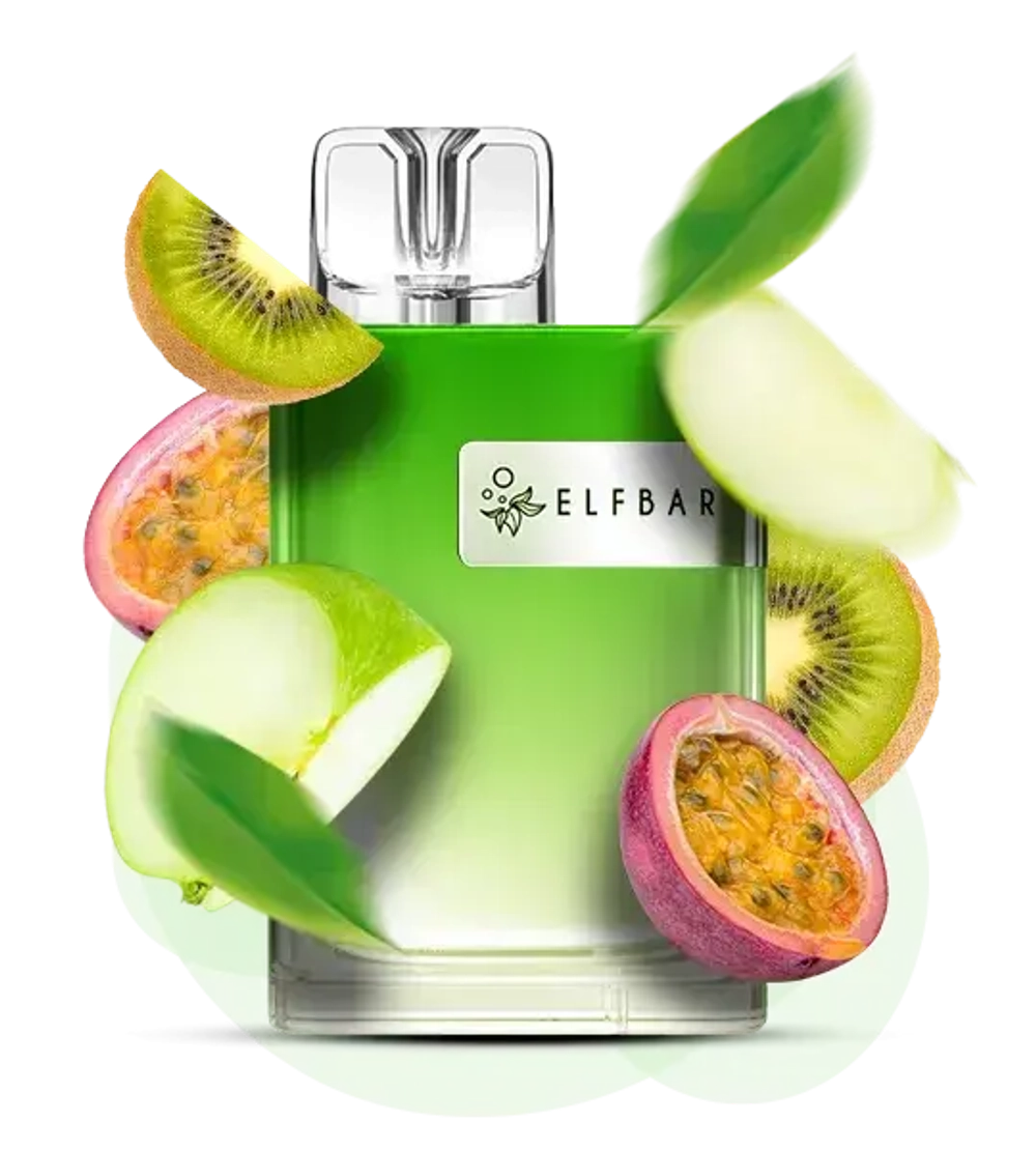 ELFBAR CR8000 - Green Apple Passion Fruit Kiwi (5% nic)