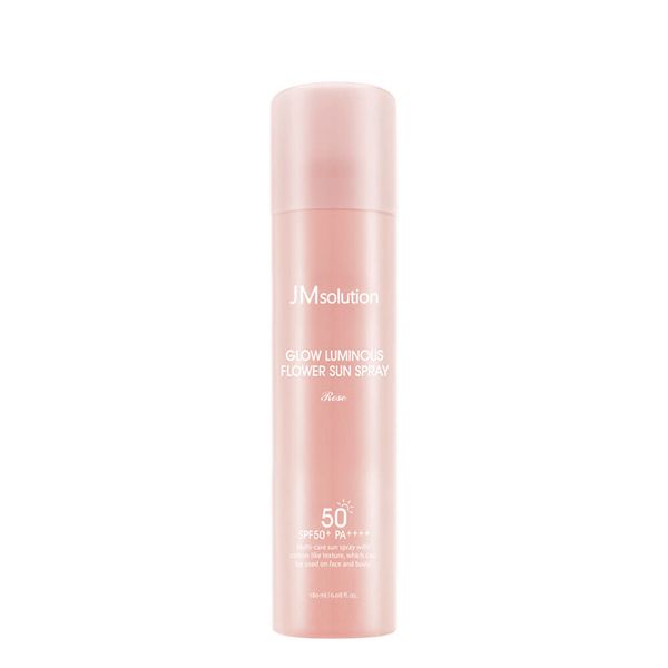 JM Solution Glow Luminous Rose Flower SUN Spray SPF50+ - Солнцезащитный спрей