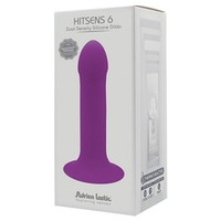 Фиолетовый дилдо на присоске 13,5см Adrien Lastic Hitsens 6