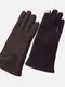 Перчатки женские, цвет коричневый, безразмерные