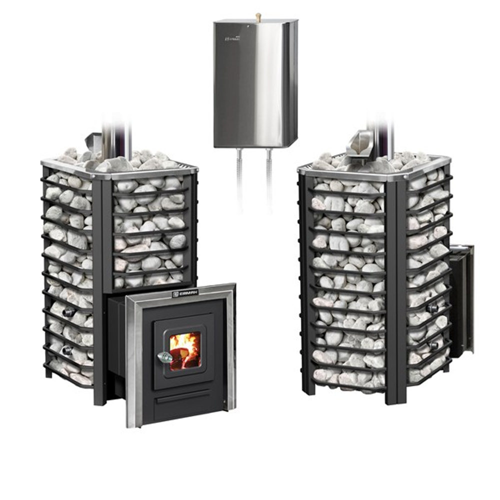 Дровяная печь для бани ЕРМАК 20 СЕТКА-СТАНДАРТ (Чугун)