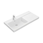 Раковина Roca The Gap Plus 100х46 высокий бортик, 1 отверстие, левая 3270MB004