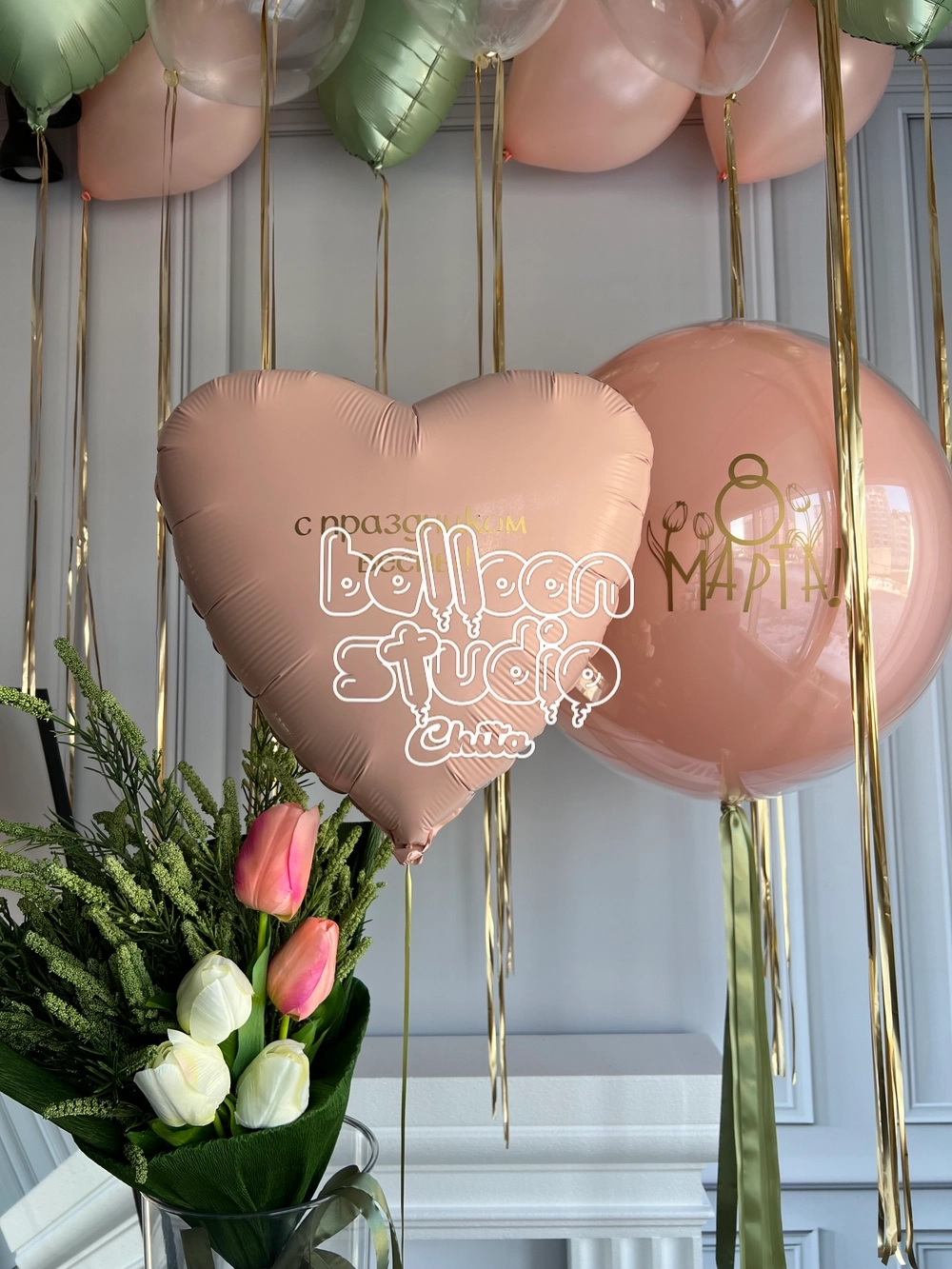 шары на 8 марта № 28